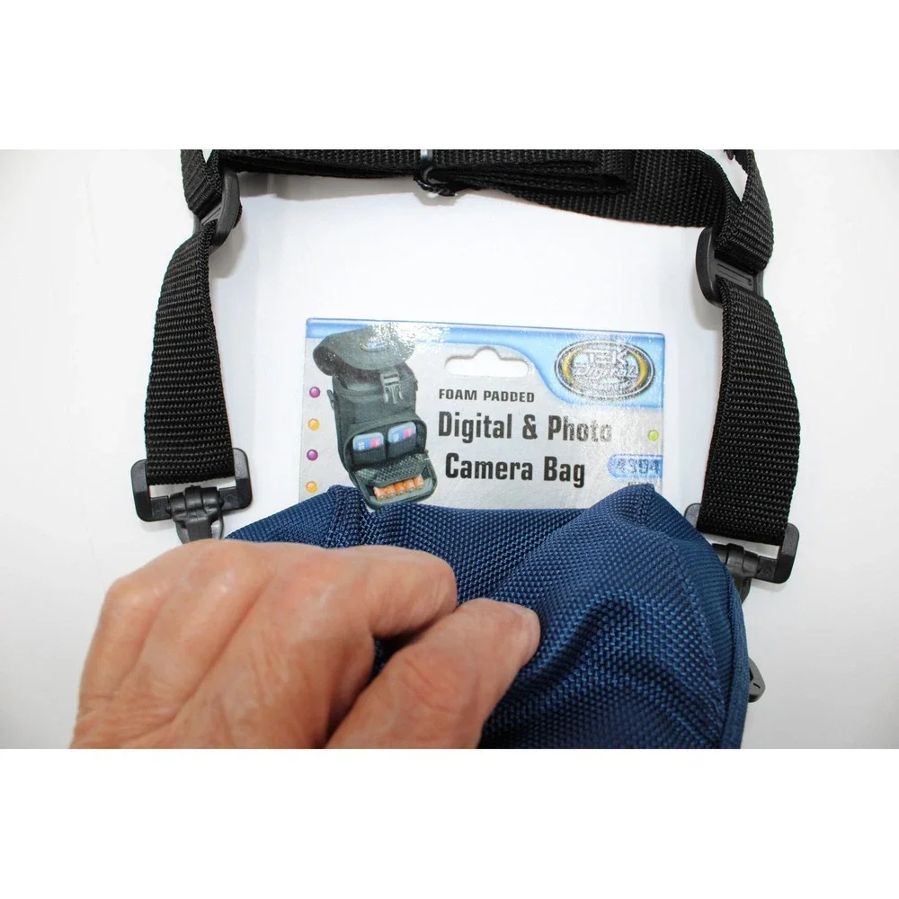 Tamrac Tek Digital Camera Bag Blue 4394 Ballistic Nylon Padded Case